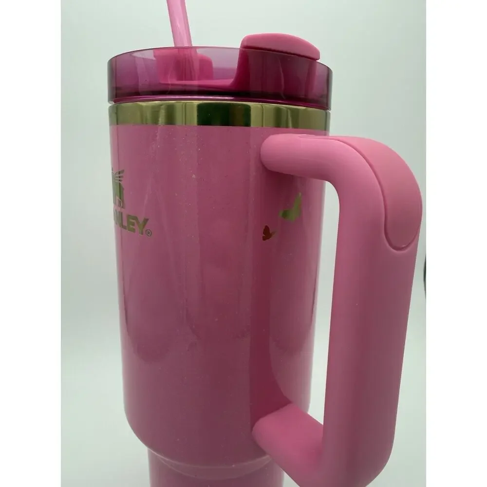 RARE Stanley X Wicked MOVIE 40oz H2.0 Tumbler Target Exclusive - Glinda Pink - Picture 5 of 6